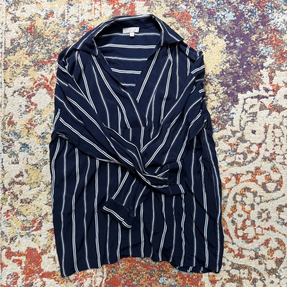 Striped Navy Camisole Top